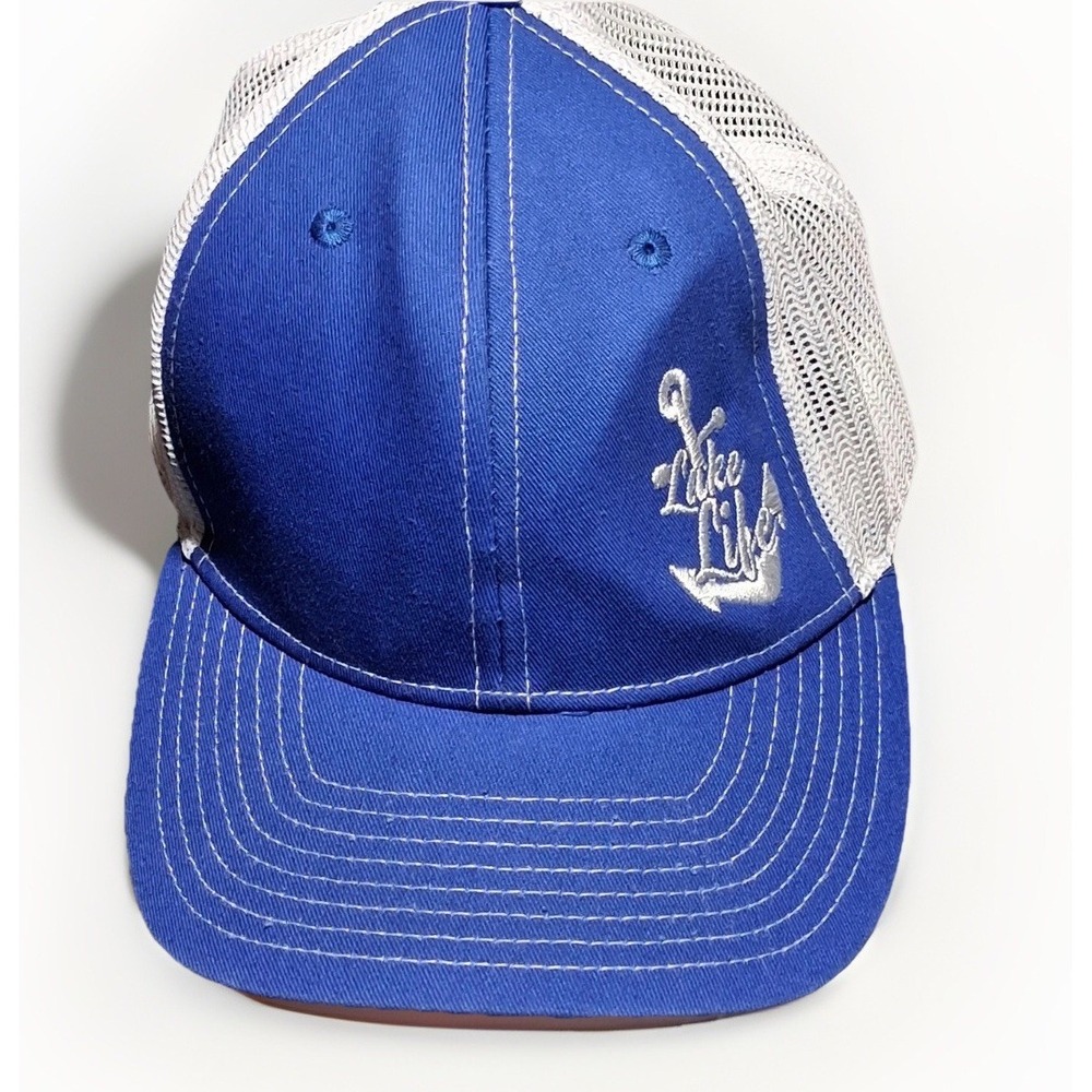 Lake Life Snapback Mesh Blue Hat By Wild Wear One Size Cap